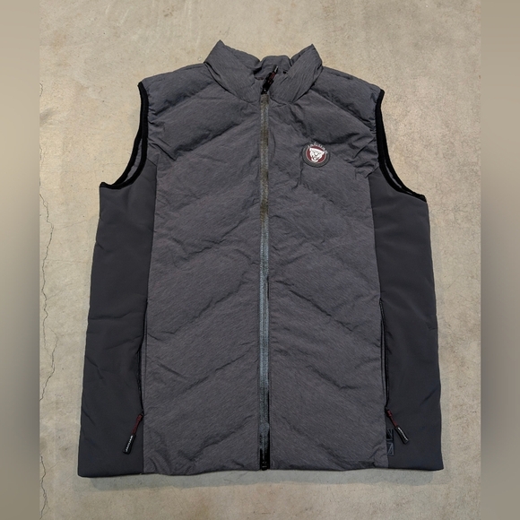 Jaguar Full Zip Vest Gray Cars Mens XS USA - Picture 1 of 6